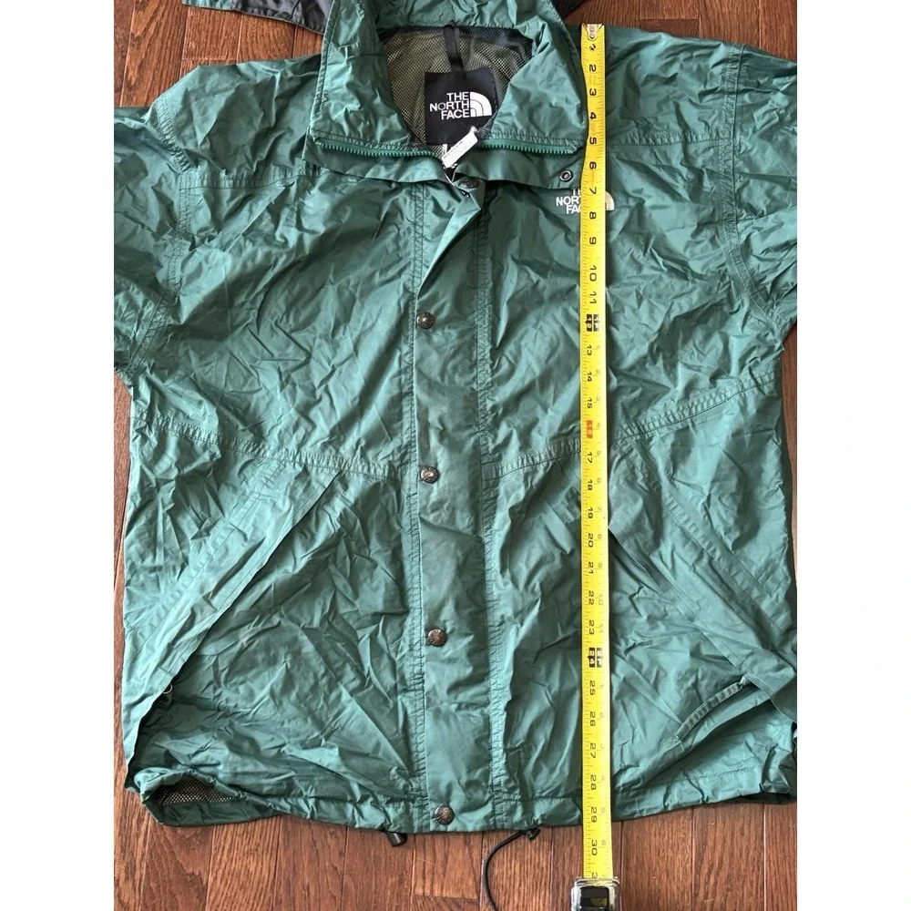 Vintage The‎ North Face Gore Tex Rain Ski Jacket Sz Mens Medium Green